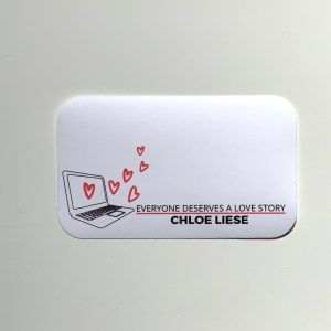 Bookplate sticker for personalization by Chloe Liese
